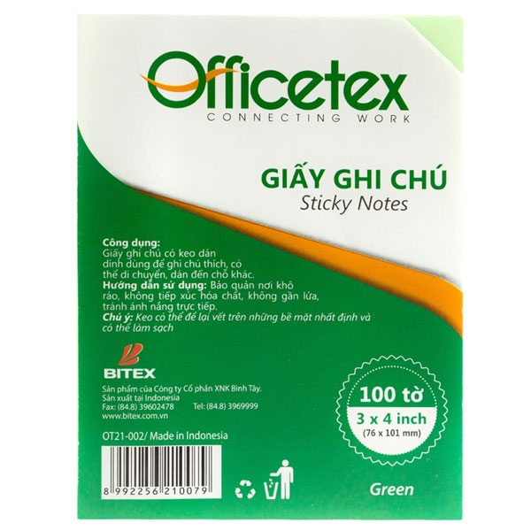 Note Officetex 3x4