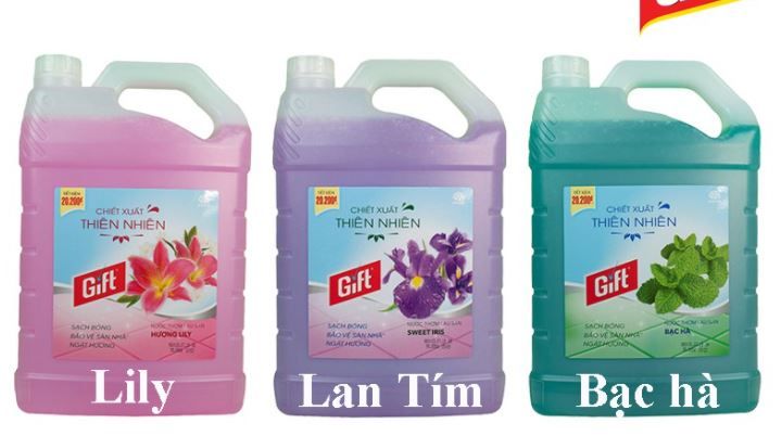 Nước lau sàn Gift can 3.8kg