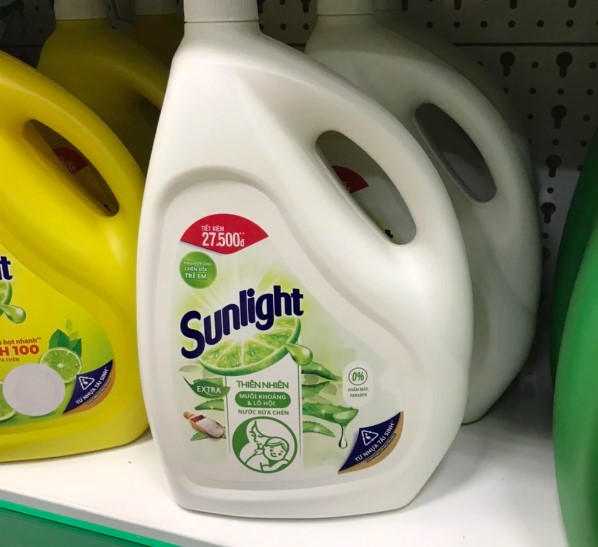 Nước rửa chén Sunlight can 3,6kg