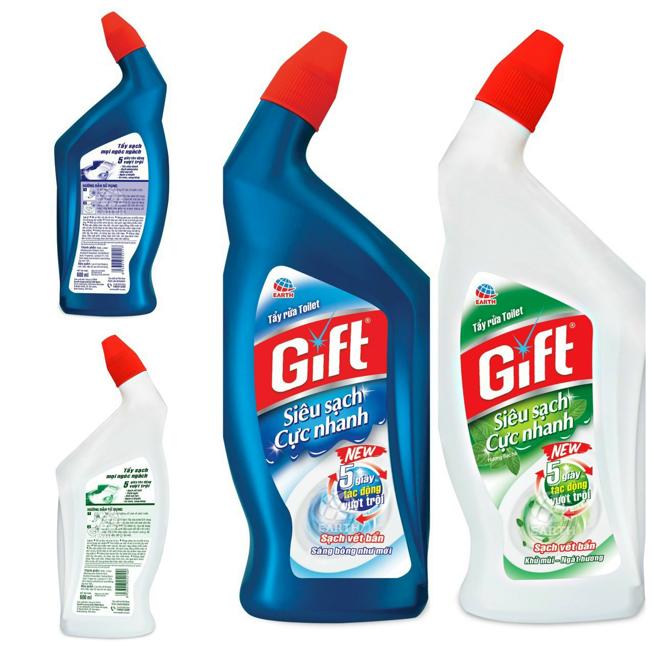 Nước tẩy toilet Gift Bạc hà-1