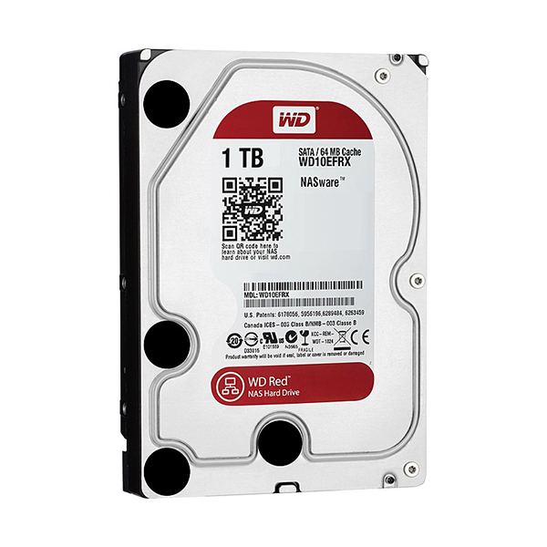 HDD WESTERN 1TB RED SATA3,64M CHÍNH HÃNG
