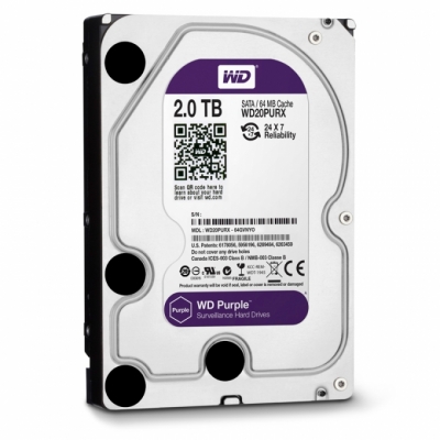 HDD WESTERN 2TB PURX SATA3,64M
