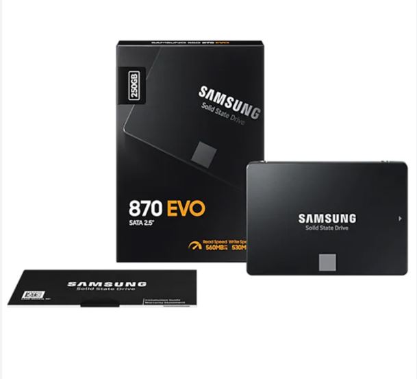 SSD SAMSUNG 250GB EVO 870 2.5 SATA3 CHÍNH HÃNG