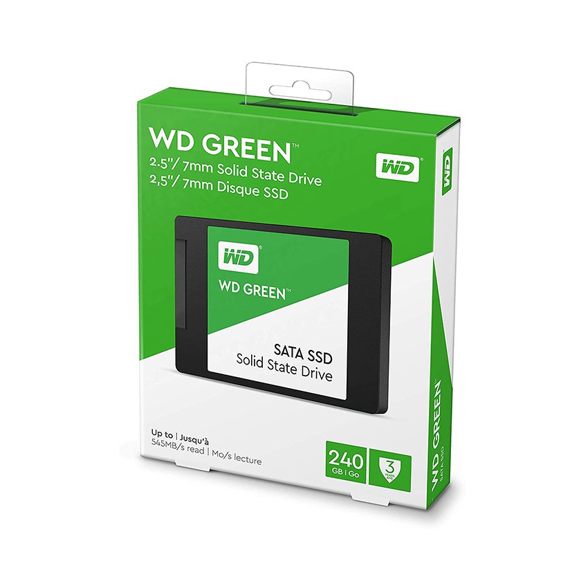 SSD WESTERN GREEN 240GB 2.5 SATA 3 CHÍNH HÃNG VAT