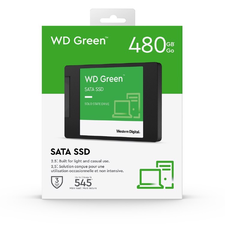 SSD WESTERN GREEN 480GB 2.5 SATA3 CHÍNH HÃNG VAT