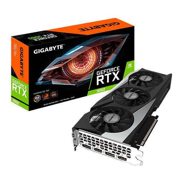 CARD VGA Gigabyte RTX3060 GAMING OC 12G VAT