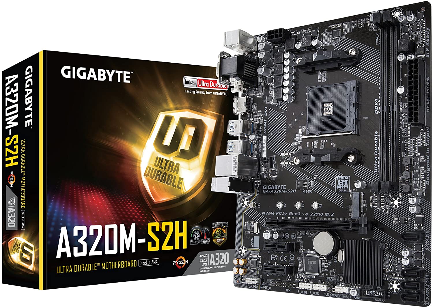 MAIN GIGABYTE A320M-S2H (AMD)